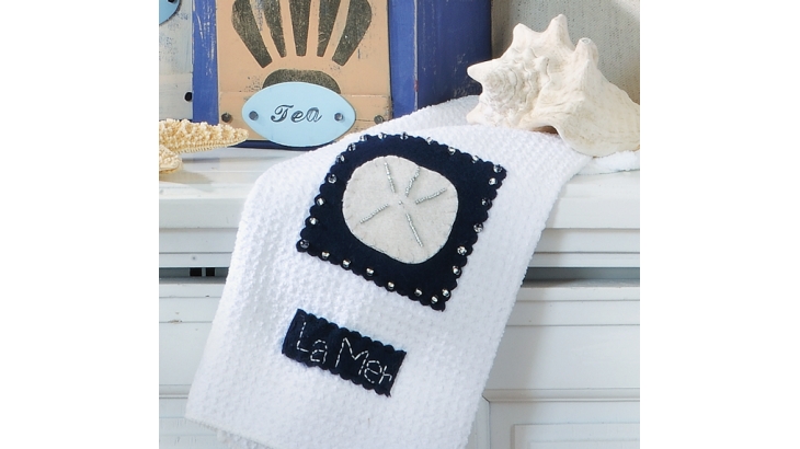 Sewing tutorial: Beach cottage tea towels